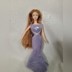 2004 Pink Label Barbie Collector Zodiac Horoscope Aquarius Barbie C6238 FLAWED